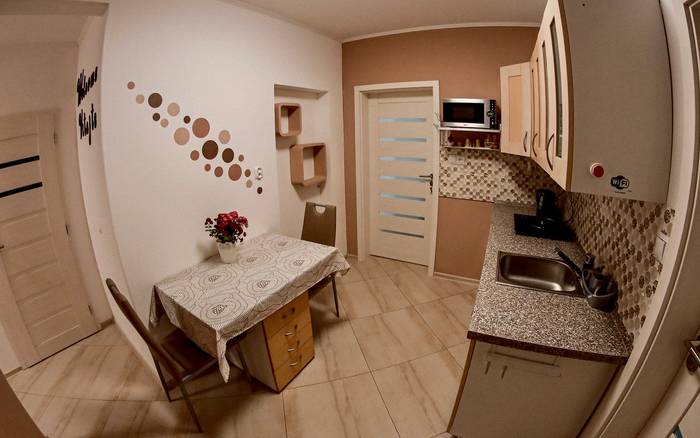 Apartmán B - kuchyňa