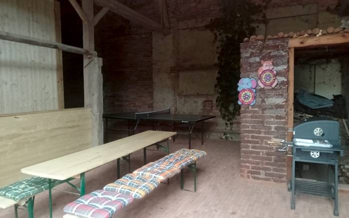 Posezení ve stodole