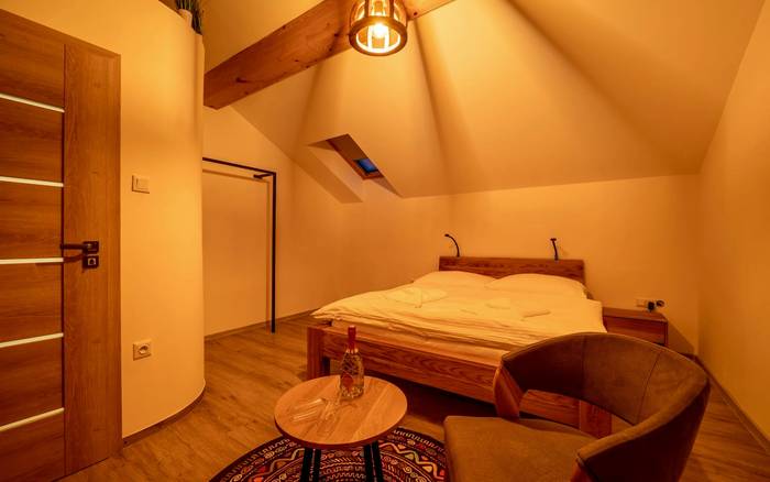 Spálňa č.1 Mezonetový apartmán P14