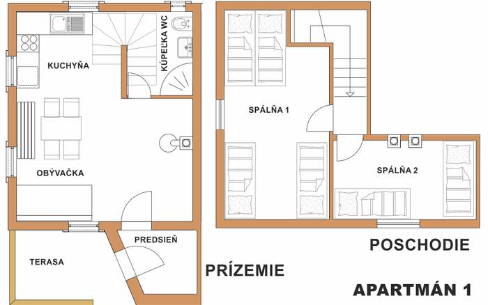  Apartmán 1