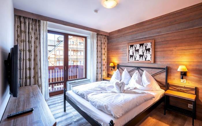 Apartmán s 1 spálňou v hlavnej budove hotela - Výhľad na Tatry